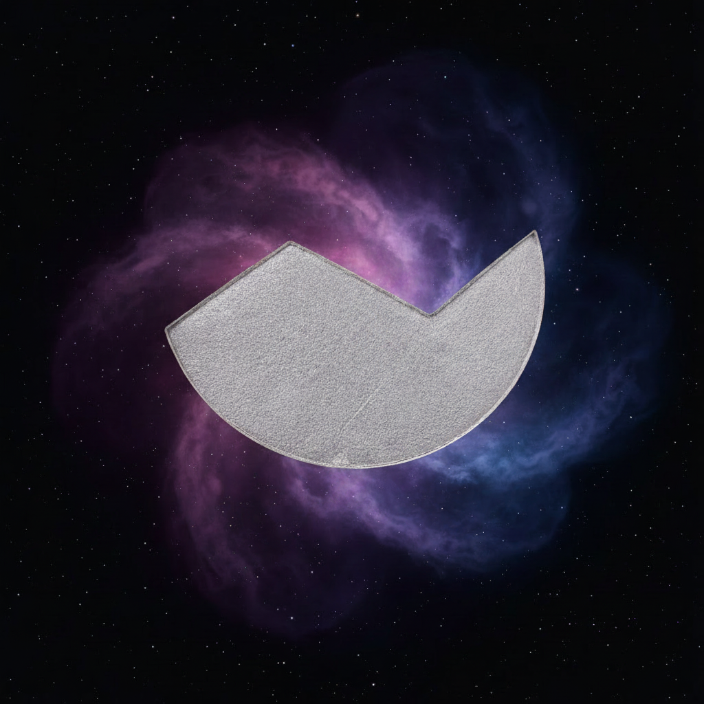 Satellite3 face powder refill in Cyborg Chic — icy mid silver glitter