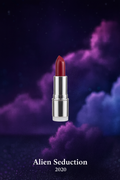 Satellite3 rocket lipstick refill in Alien Seduction — dark cherry red