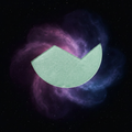 Satellitte3 Face powder 2018 Venus Envy - mid turquoise shimmer face powder pan floating in space