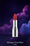 Satellite3 rocket lipstick refill in Message From Mars — classic blood red
