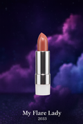 Satellite3 rocket lipstick refill in My Flare Lady — warm pink bronze