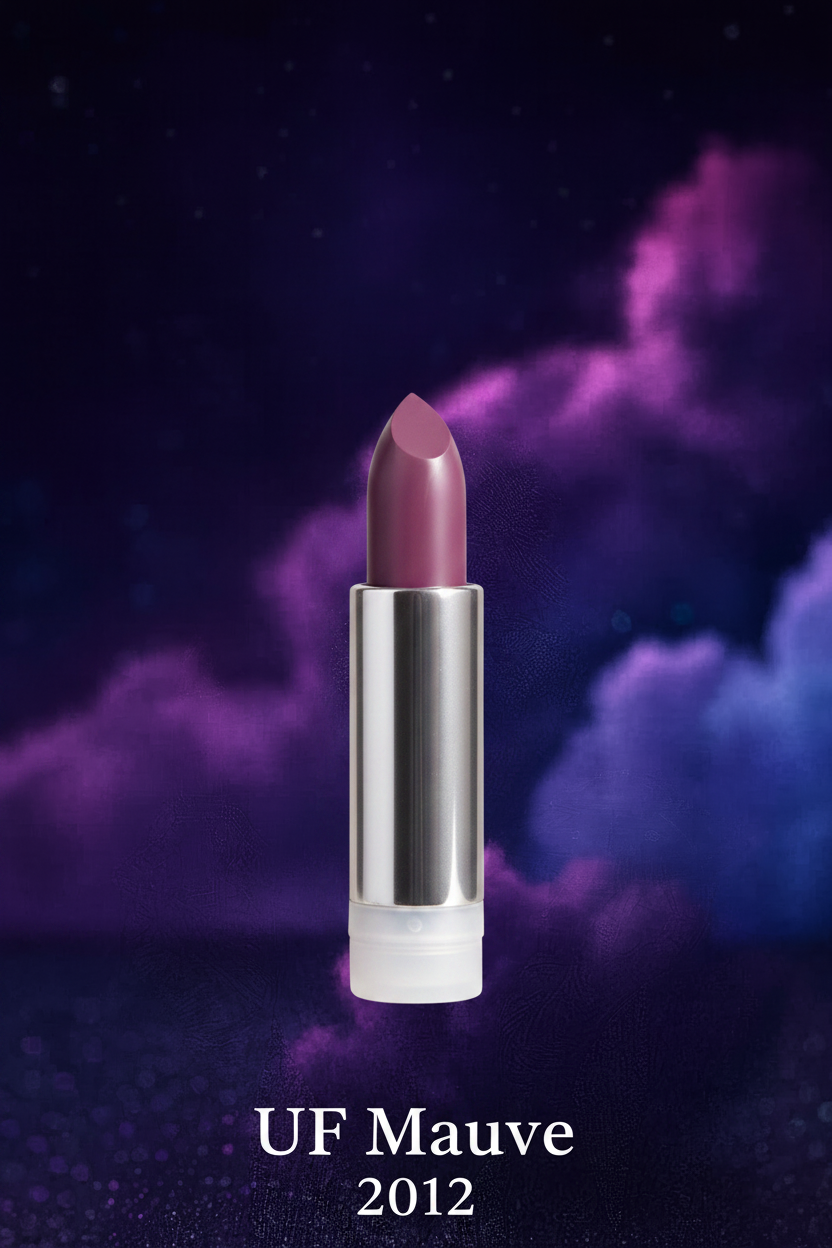 Satellite3 rocket lipstick refill in UF Mauve — rich cosmic mauve